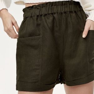 Taupe Aritzia Harulia Shorts